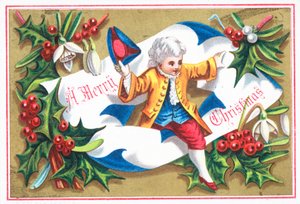 Senhor da regência, cartão de Natal de English School