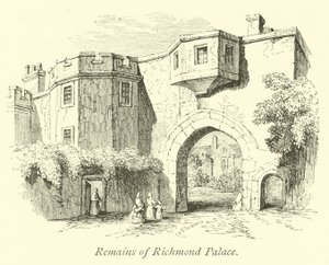Restos do Palácio de Richmond de English School