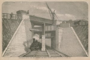 Ponte notável sobre o Brentford e Great Western Railway de English School