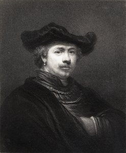 Rembrandt Harmens van Rijn (1606-69) de "A Galeria dos Retratos", publicado em 1833