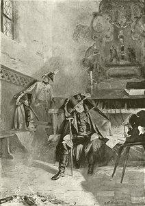 Repulsa em Torgau - Frederick esperando pela manhã (gravure)