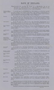 Requisitos para provar a morte de um acionista de English School