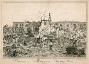 Residência de Nell Gwynne, Bagnigge Wells, Londres de English School