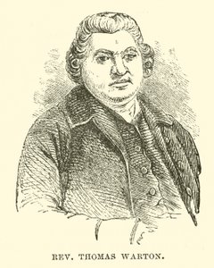 Rev. Thomas Warton (gravura) de English School