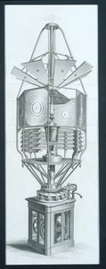 Aparelho Dióptrico Giratório para um Farol, da Cyclopaedia of Useful Arts & Manufactures, editado por Charles Tomlinson, c.1880s de English School