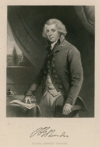 Richard Brinsley Sheridan, dramaturgo, poeta e diretor de teatro de English School