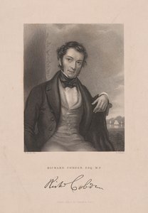 Richard Cobden, c.1843 (gravura) de English School