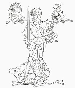 Richard Neville, de "Uma Breve História do Povo Inglês", de JR Green, publicado em 1893 de English School