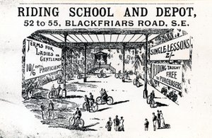 Escola de equitação e depósito, Blackfriars Road de English School