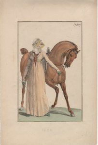 Vestido de equitação, c.1806 de English School