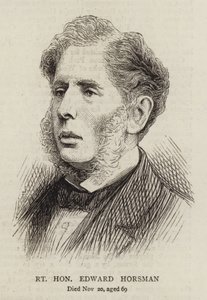 Honorável Edward Horsman (gravura) de English School