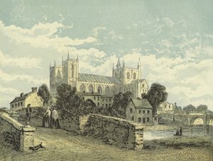 Catedral de Ripon, vista do sudoeste de English School