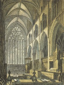 Catedral de Ripon, vista do coro de English School