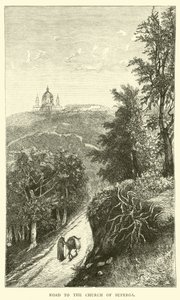 Estrada, para, a, igreja, de, superga de English School