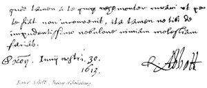Robert Abbott, (bispo de Salisbury) de English School