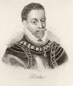 Robert Blake, do &39;Crabb&39;s Historical Dictionary&39;, publicado em 1825 de English School