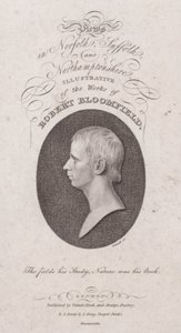 Robert Bloomfield, poeta inglês (gravura) de English School