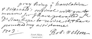 Robert Nelson, (escritor aprendido) de English School