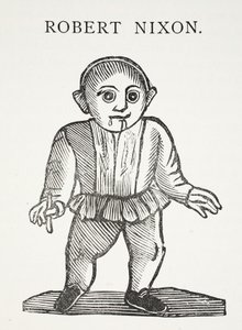 Robert Nixon, ilustração de Chap-livros do século XVIII por John Ashton, pub. 1882 de English School