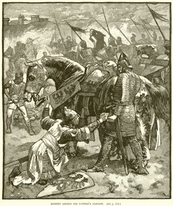 Robert pedindo a seus pais perdão de English School