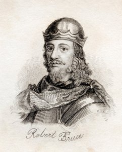 Robert the Bruce, do "Dicionário Histórico de Crabb", publicado em 1825 de English School