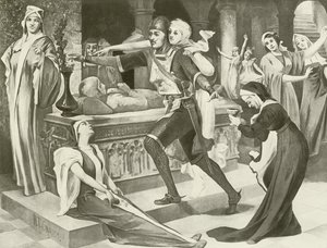 Robert the Devil, Ato III cena iii (gravura) de English School