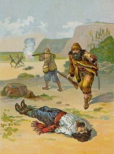 Robinson Crusoe libera o cativo de English School