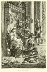 Vendedor de flores romanas de English School
