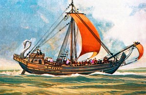 Navio cargueiro romano de English School