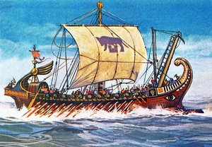 Navio de guerra romano de English School