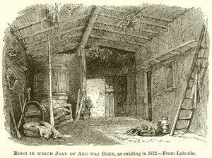 Sala em que Joana d&39;Arc nasceu, como Existente em 1812 de English School