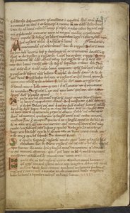 Real 13. A.XI, f.5 Desenhos iniciais e marginais, Computus, Helperic de Auxerre (velino); de English School