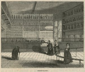 Royal Free Hospital, London: Dispensário de English School