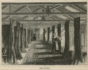 Royal Free Hospital, Londres: enfermaria de English School