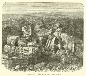 Ruínas em Tell Hum, Cafarnaum de English School