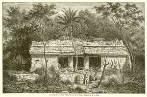 Ruínas do Templo Asteca de Tuloom