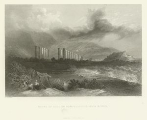 Ruínas de Soli, ou Pompeiopolis, Ásia Menor, 1837 de English School