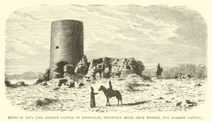 Ruínas de Tous, a antiga capital de Khorassan, a dezessete milhas de Meshed, a capital atual de English School
