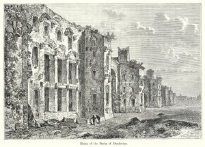 Ruínas das Termas de Diocleciano (gravura) de English School
