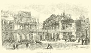 Ruínas do Palais Royal, maio de 1871 de English School