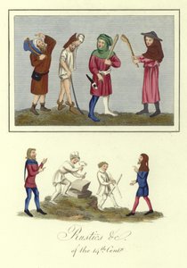 Rústicos do século XIV de English School