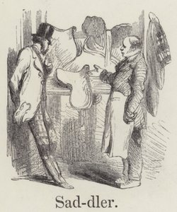 Saddler (gravura) de English School