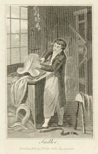 Saddler (gravura) de English School
