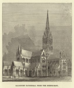 Catedral de Salisbury do nordeste de English School