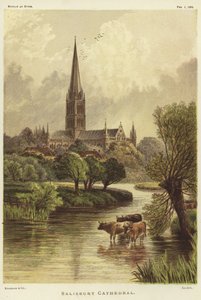 Catedral de Salisbury, em Salisbury de English School