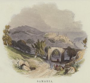 Samaria (gravura colorida) de English School