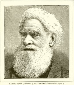 Samuel Bowly (presidente da Liga Nacional de Temperança) de English School