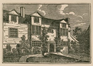 Samuel Richardsons casa em Parsons Green, Londres de English School