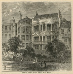 Samuel Rogers House, frente do Green Park de English School