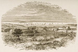 São Francisco em 1849, da &39;American Pictures&39;, publicado pela The Religious Tract Society, 1876 (gravura) de English School